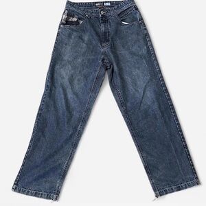 southpole baggy blue jeans W34